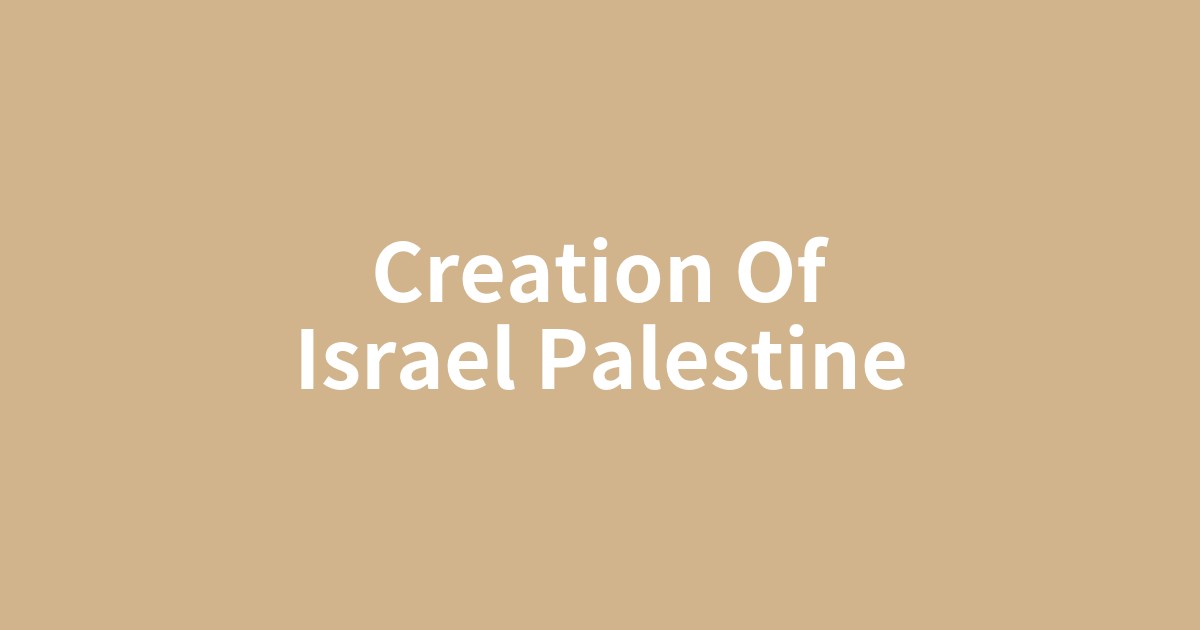 イスラエル建国とパレスチナ問題の始まりを示す地図