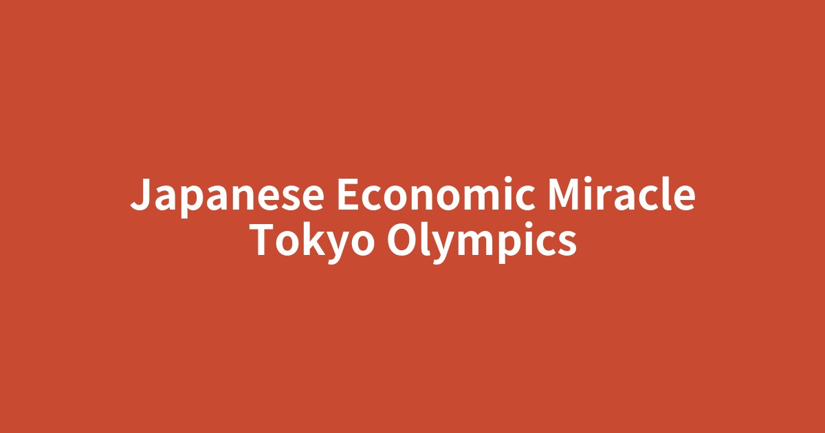 1964年東京五輪の聖火と国立競技場の情景
