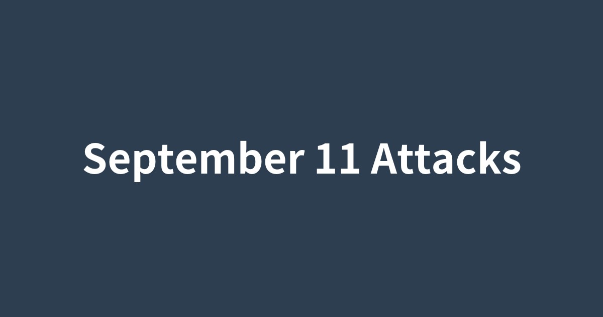 9.11テロで煙を上げるニューヨークの世界貿易センタービル